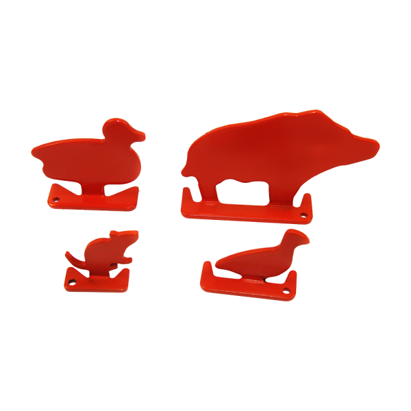 Target Sports Knock-Down Animals 4-Piece Set 3mm