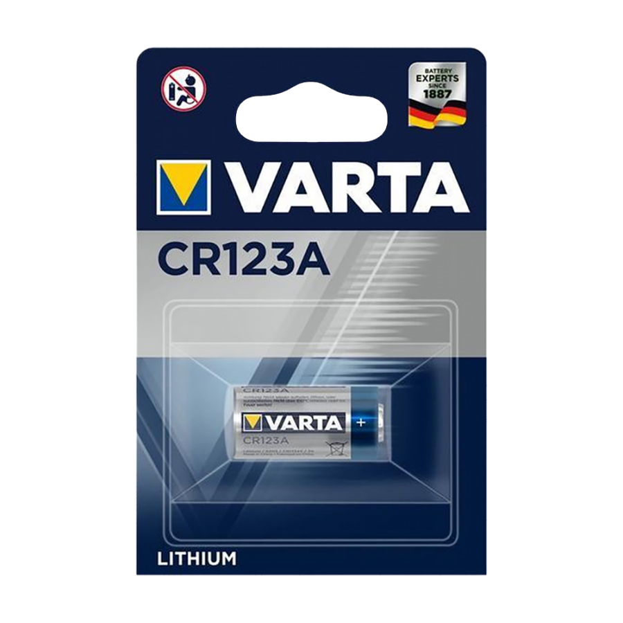 Varta Battery CR123A Lithium 3V BP1